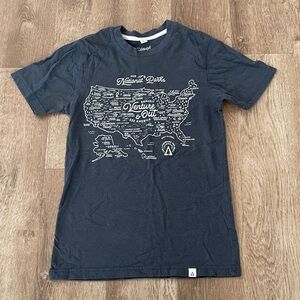 LANDMARK PROJECT NATIONAL PARKS MAP TEE